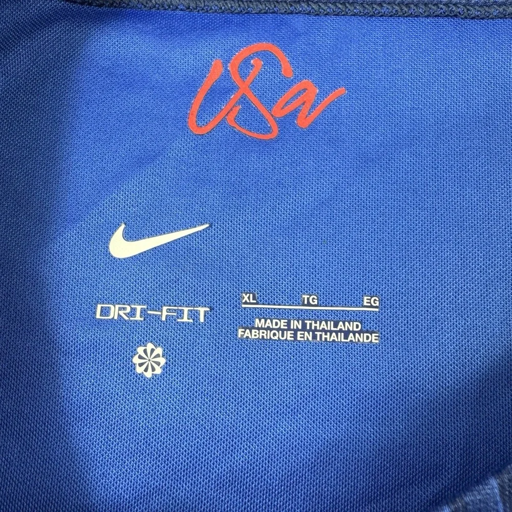 Nike USA Soccer Jersey Blue Red Performance Engineered DR3971-406 Mens XL